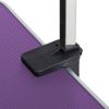 36" Folding Dog Pet Grooming Table Stainless Steel Frame Rubber Mat on Board with Adjustable Arm and Clamps pet dog Cat Grooming Table (PURPLE COLOR)