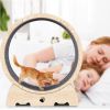 Cat Exercise Wheel for Indoor Cats, Cat Running Wheel with Carpeted Runway, Cat Sport Treadmill Wheel for Kitty's Longer Life, Fitness Weight Loss Dev
