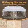 Self Cleaning Litter Box - 2.2lb-23lb Cat Can Use, 100L Automatic Cat Litter Box Self Cleaning, Extra Large for Multiple Cats, Anti-Pinch, All Clumpin