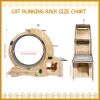 Cat Wheel 4-in-1 Cat Exercise Wheel,Upgraded Cat Wheel Exerciser for Indoor Cats,Large Cat Treadmill,Cat Running Wheel with Silent Wheel,Cat Walking W