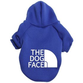 Pet Hoodie For Winter; Warm Dog Hoodie Pet Sweatshirts; Pet Clothes For Small Medium Dogs & Cats (Color: Blue, size: s)