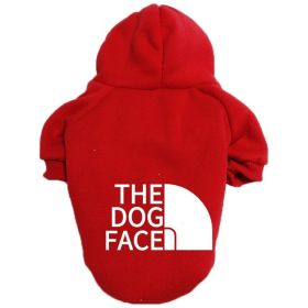 Pet Hoodie For Winter; Warm Dog Hoodie Pet Sweatshirts; Pet Clothes For Small Medium Dogs & Cats (Color: Red, size: m)