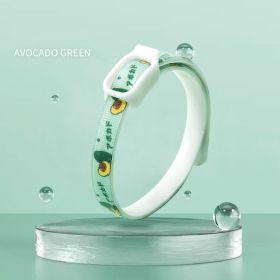 Pet Dog Repellent Collar, Cat Anti-flea Collar, Anti-lice External Neck Collar, Pet Flea Collar, Pet Supplies For Going Out Adjustable Dog Calming Col (Color: Green, size: l)