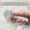 Cat Grooming Brush, Self Cleaning Slicker Brushes For Dogs Pet Hair Removal Comb Stainless Steel Needle Cat Brush Self Cleaning For Cats Dogs Hair Rem