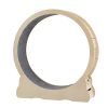 Cat Exercise Wheel - Indoor Cat Treadmill with Carpeted Running Track, Safety Cat Treadmill with Latch, Weighted Wheel for Cats, Add Fun to Cat Exerci